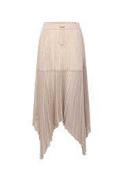 Poised Pleated Panelled Skirt