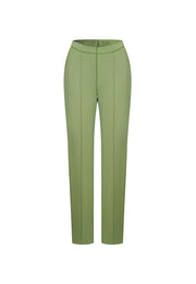 women straight green pant for causal