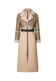 removable women shearling coat