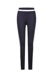Swipe Concealed-pocket Legging with Stripe