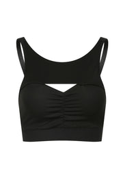 Peekaboo Cut-out Crop Top