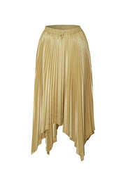 Poised Asymmetric Pleated Skirt 3.0