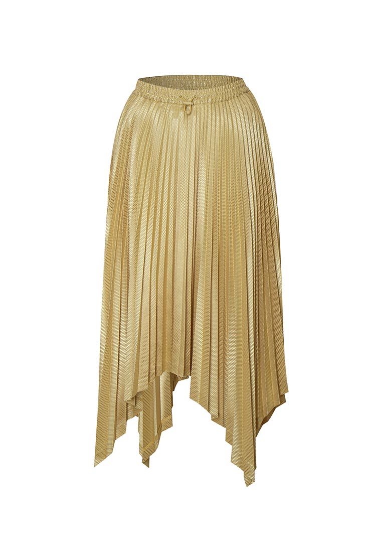 Poised Asymmetric Pleated Skirt 3.0