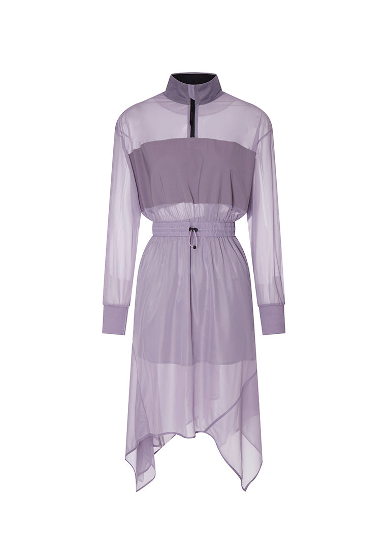 Athena Ultra-Fine Mesh Midi Dress