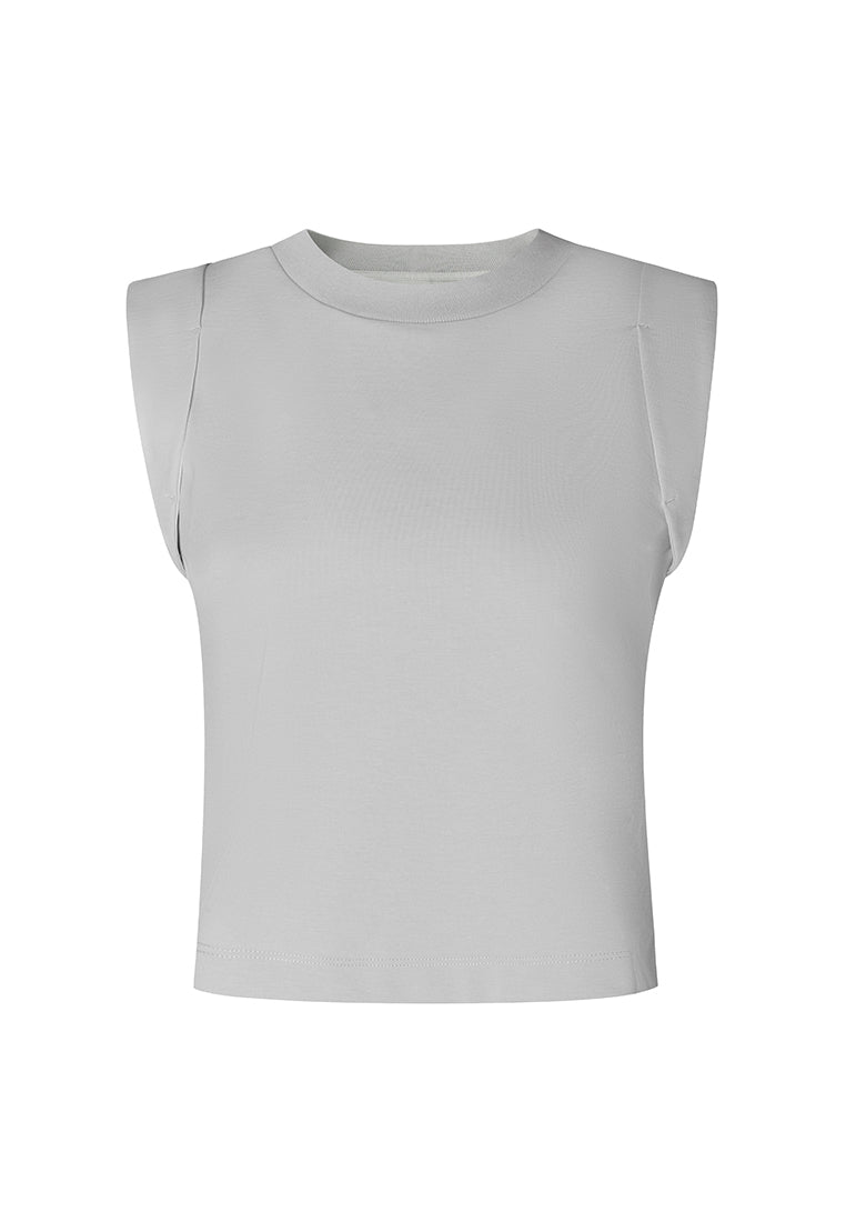 Manhattan Crease-free Asymmetric Sleeveless Top