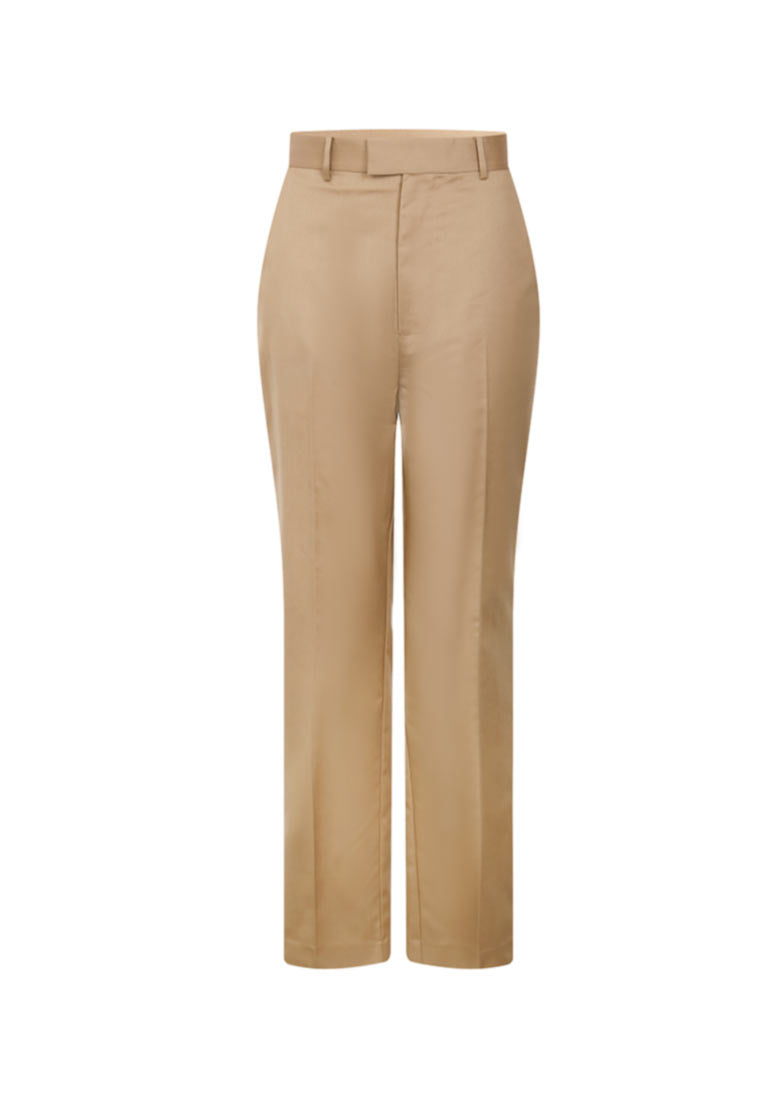 Brooke Tailored Single-Pleat Pant