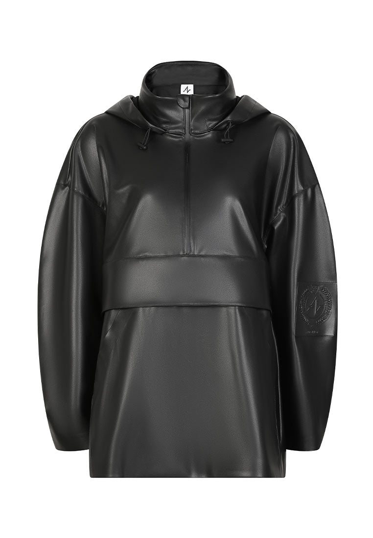 Vegan Leather Anorak