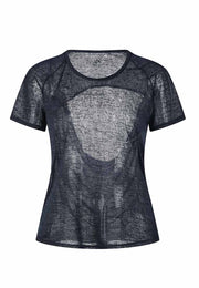 Go Anywhere Open-back Sheer Tee