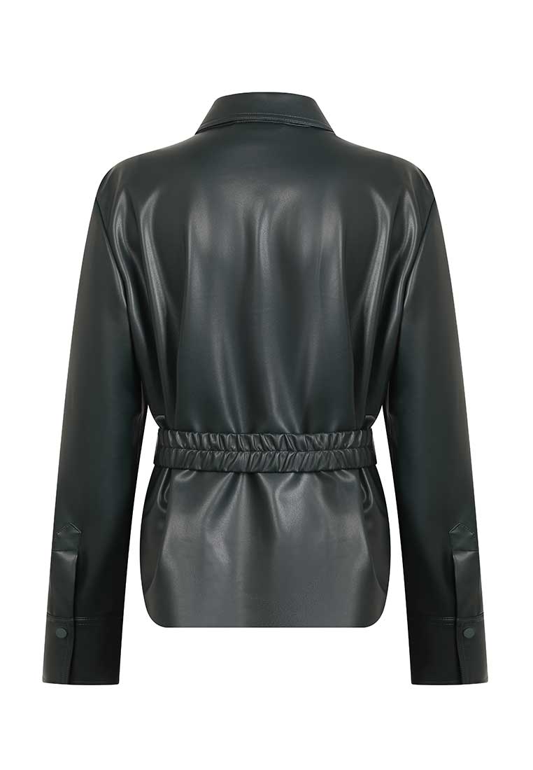 Anatolia Vegan Leather Shacket