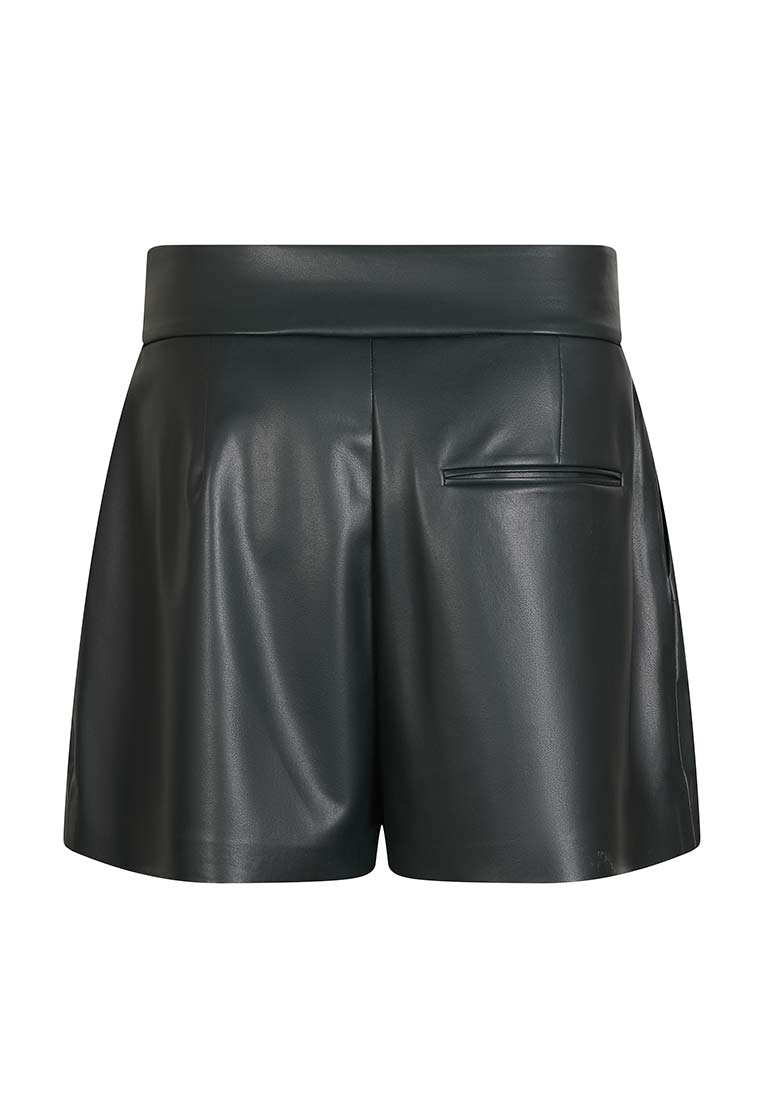 Anatolia Vegan Leather Formal Shorts