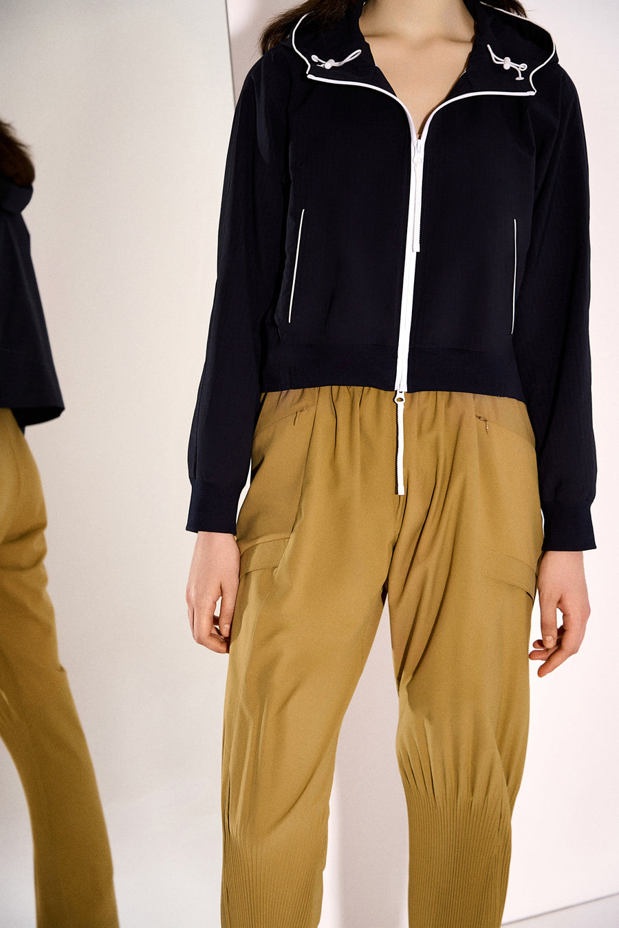 Simone Water and Wind-resistant Short Hoodie