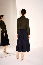 Caroline Water and Wind-resistant Skirt with Drawstring Waist