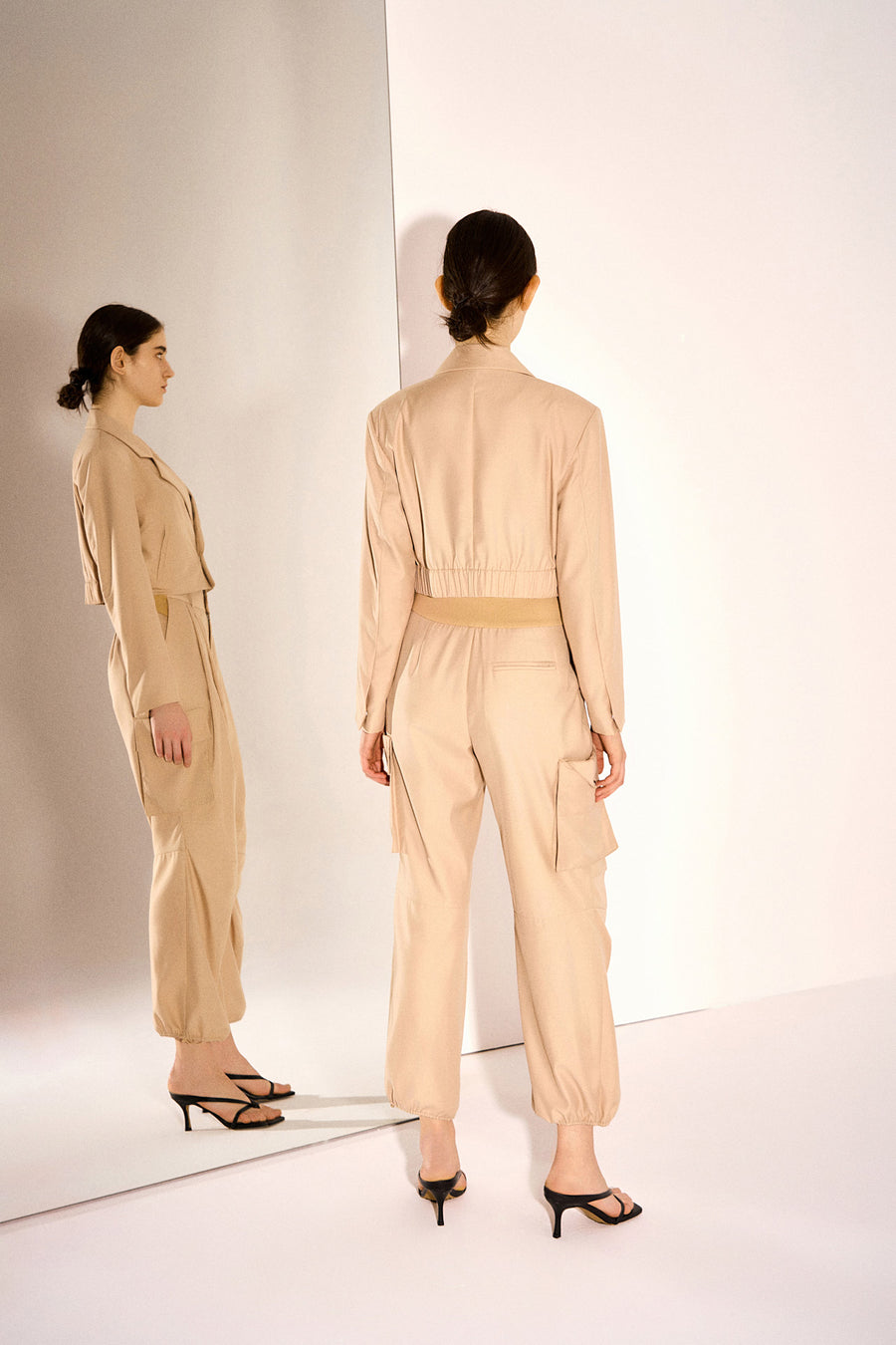 Billie Water & Wind-Resistant Parachute Pants in Recycled Fabric