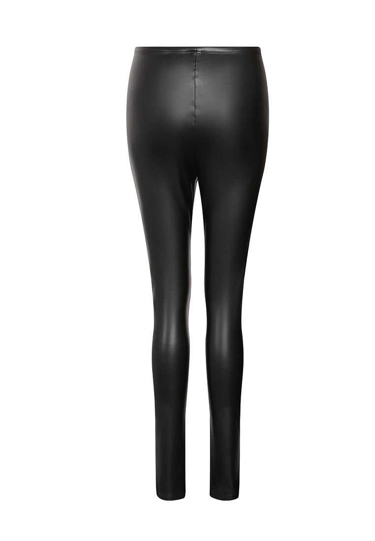 Audrey Tapered Vegan Leather Pants