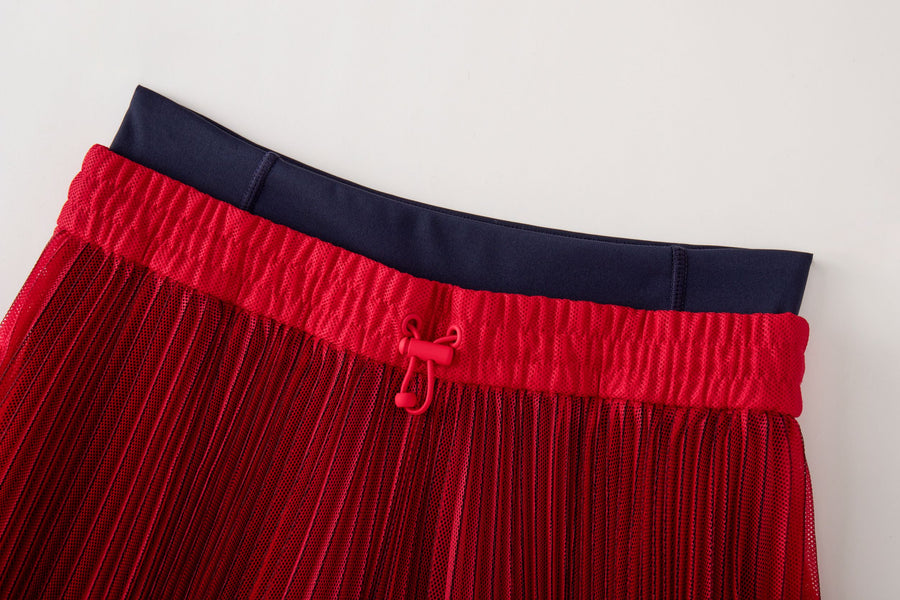 Goal Getter Pleated Skirt