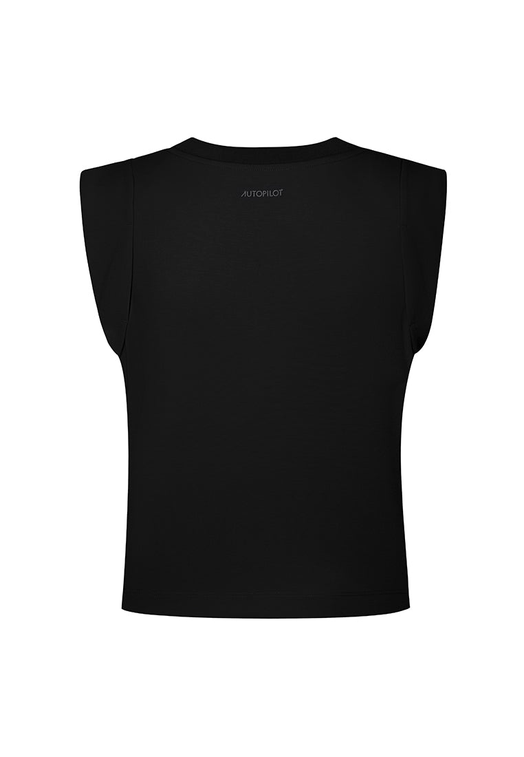 Manhattan Crease-free Asymmetric Sleeveless Top