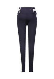 Swipe Concealed-pocket Legging with Stripe