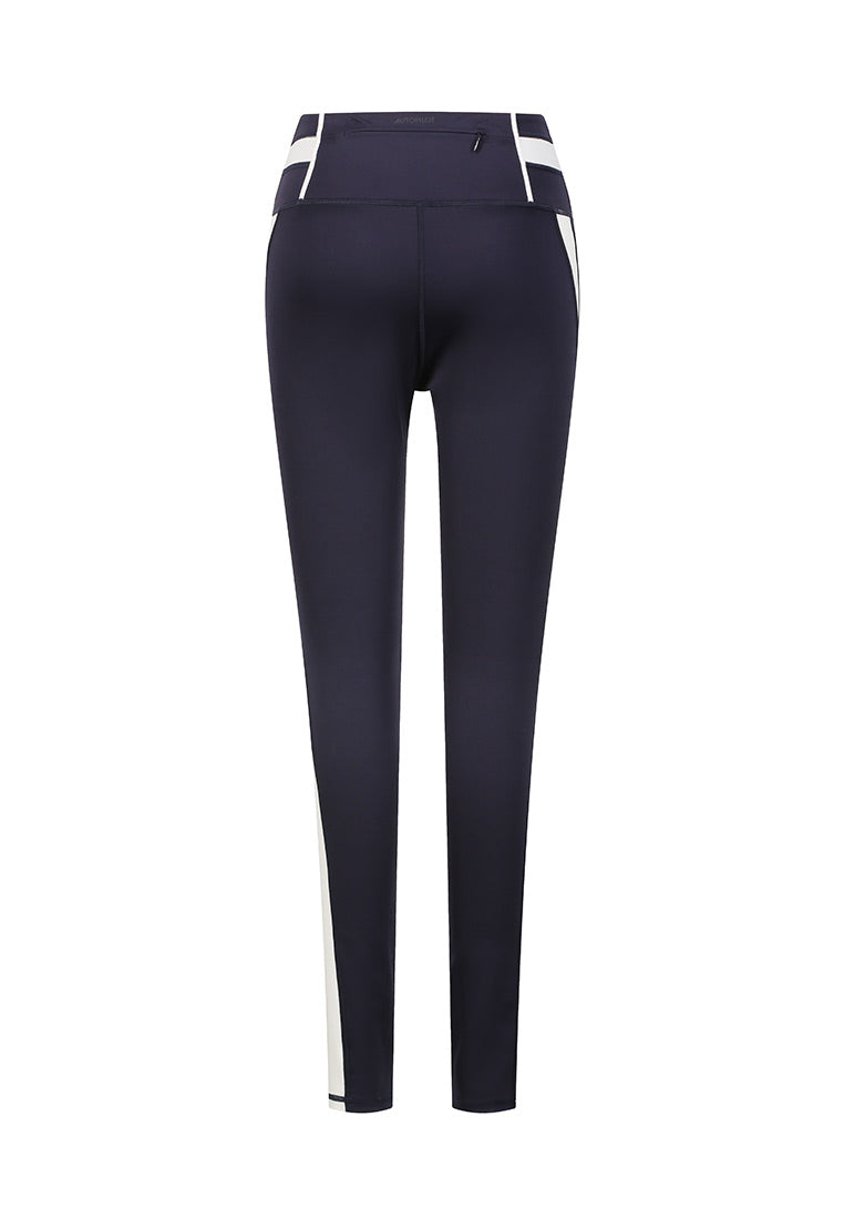 Swipe Concealed-pocket Legging with Stripe