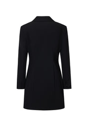 Anya Water and Wrinkle-resistant Convertible Pleated Blazer Dress