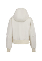 Leia Vegan Leather Bomber Jacket