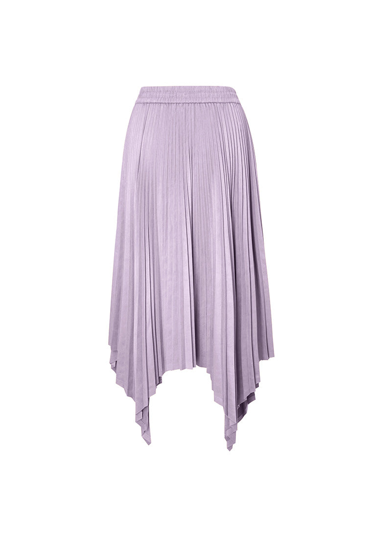 Poised Asymmetric Pleated Skirt 3.0