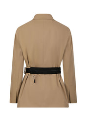 Sienna Belted Cotton Blazer