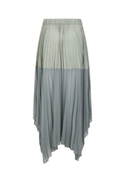 Poised Pleated Panelled Skirt