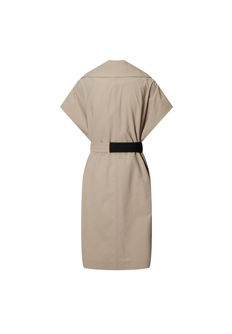 The City Short Sleeve Trench Coat