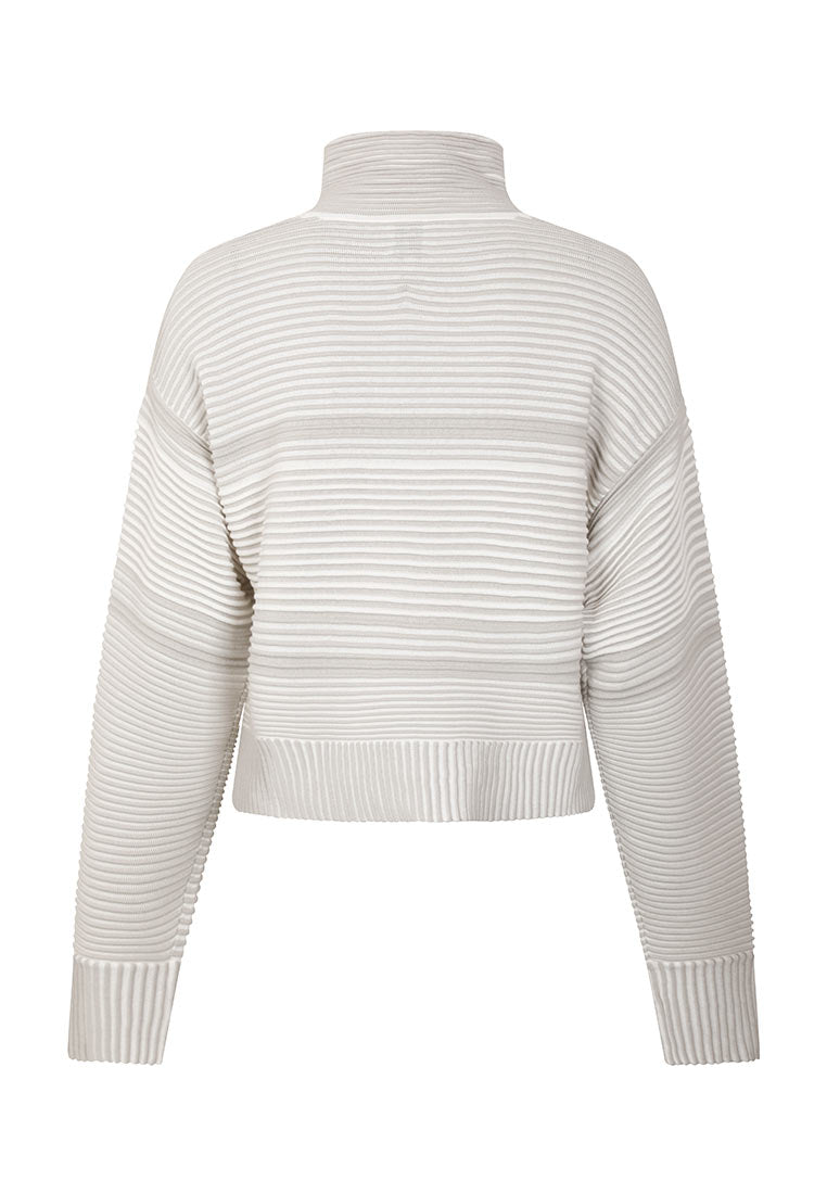 Mille-Feuille Ribbed Cool Weather Pullover