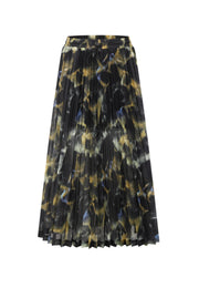 Poised Pleated Drawstring Skirt