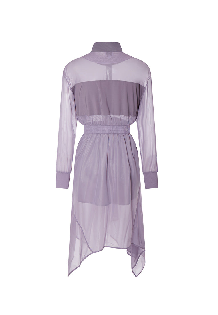 Athena Ultra-Fine Mesh Midi Dress