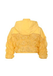 Reverie Lisse Ruffle Cropped Breaker