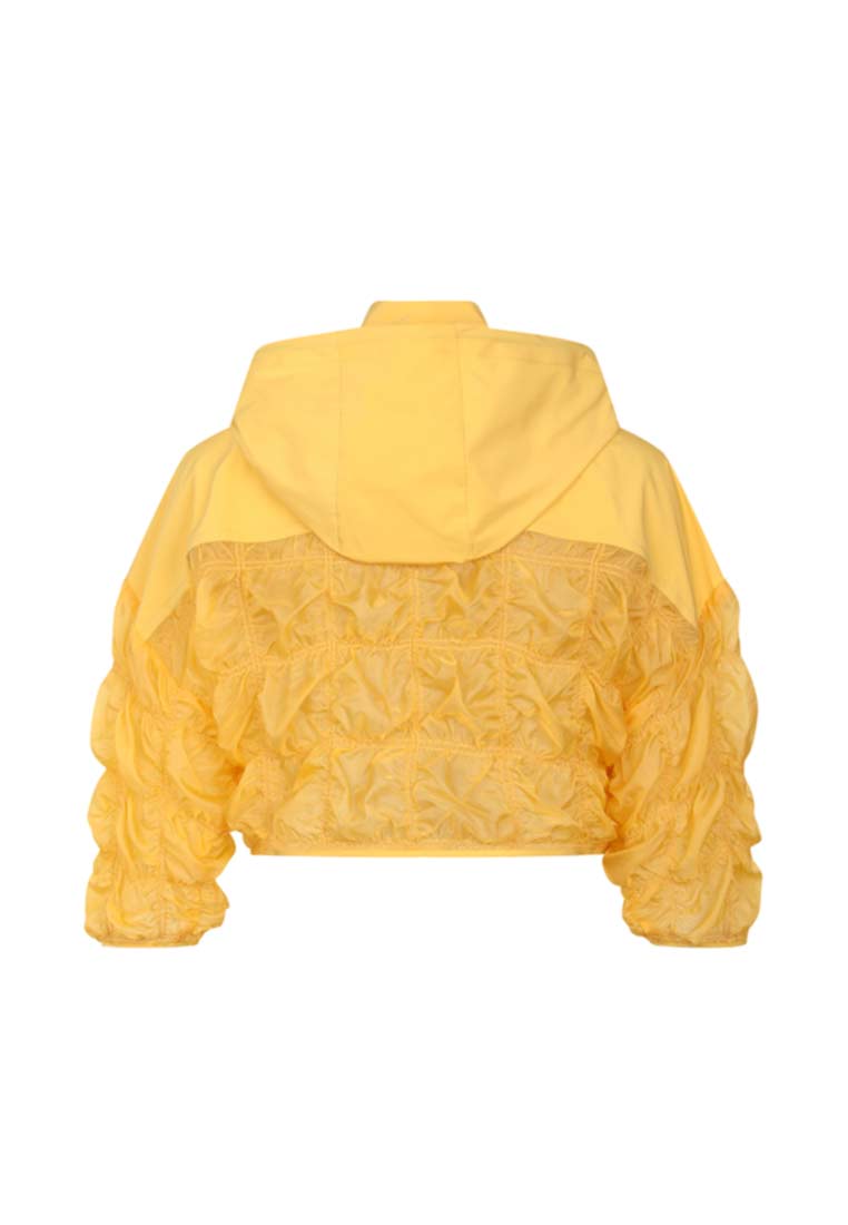 Reverie Lisse Ruffle Cropped Breaker