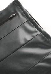 Audrey Tapered Vegan Leather Pants