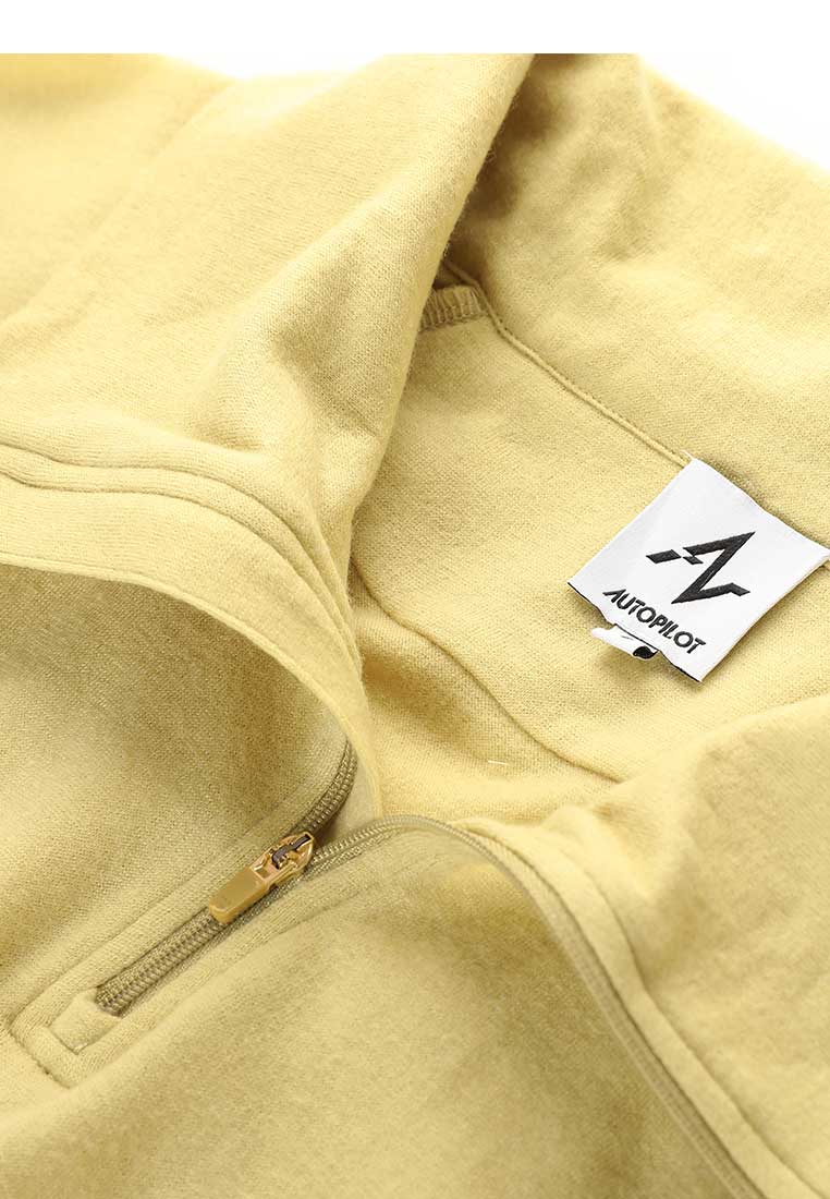 Zephyr Brushed Woolen Half-Zip