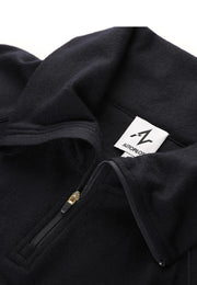 Zephyr Brushed Woolen Half-Zip