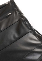 Audrey Tapered Vegan Leather Pants