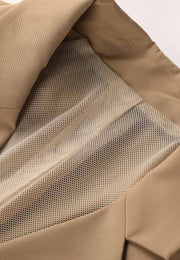 Sienna Belted Cotton Blazer