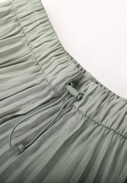 Poised Pleated Panelled Skirt