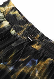 Poised Pleated Drawstring Skirt