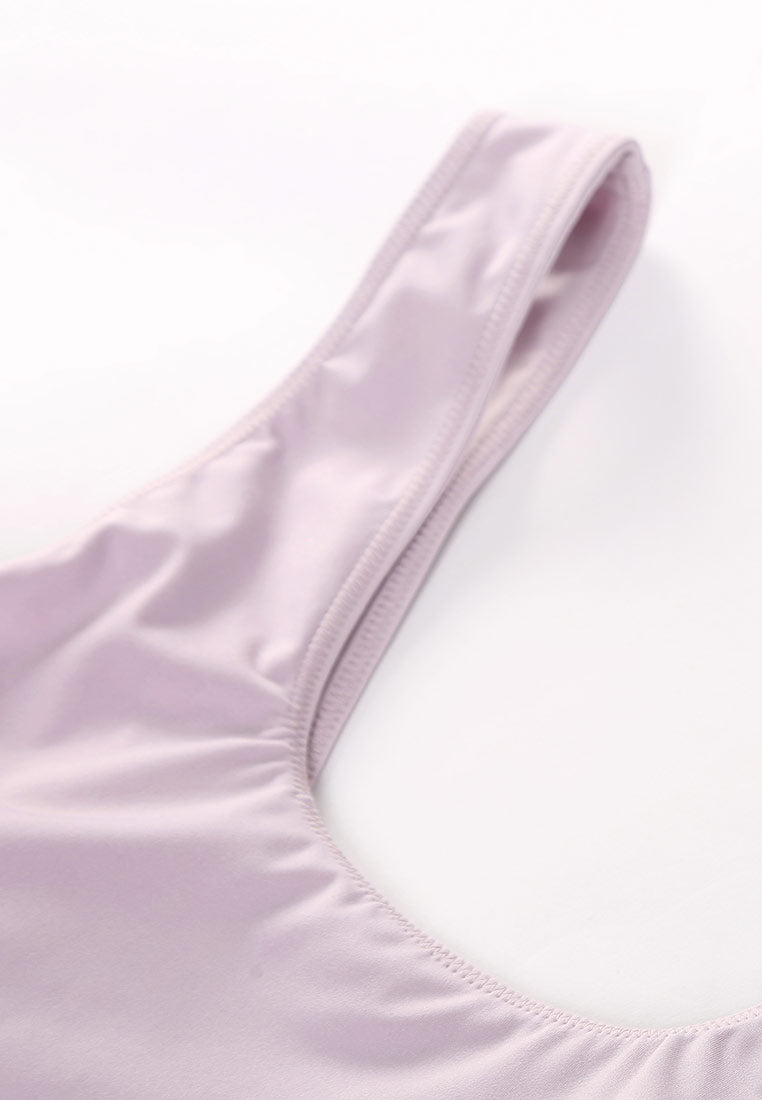 Enhance Square-Neck Long-Line Bra
