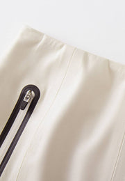 Leia Vegan Leather Skirt