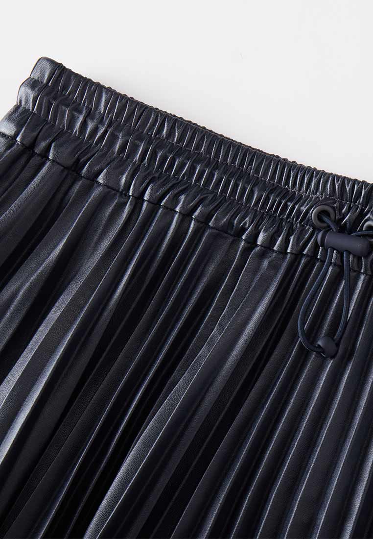 Poised Asymmetric Pleated Skirt 3.0