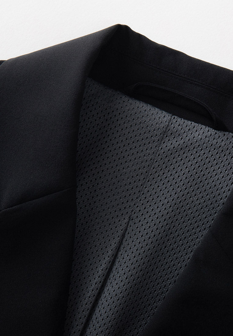 Anya Water and Wrinkle-resistant Convertible Pleated Blazer Dress