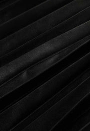 Anatolia Vegan Leather Pleated Skirt