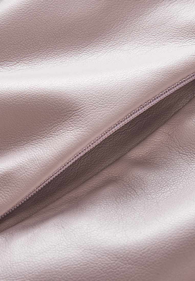 Leia Vegan Leather Bomber Jacket