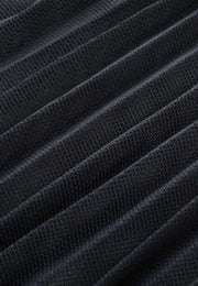 Poised Asymmetric Pleated Skirt