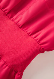 Bellissima Water and Wind-resistant Mid-length Convertible Flight Bomber Coat Dress