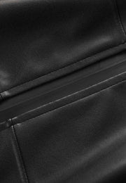 Vegan Leather Windbreaker