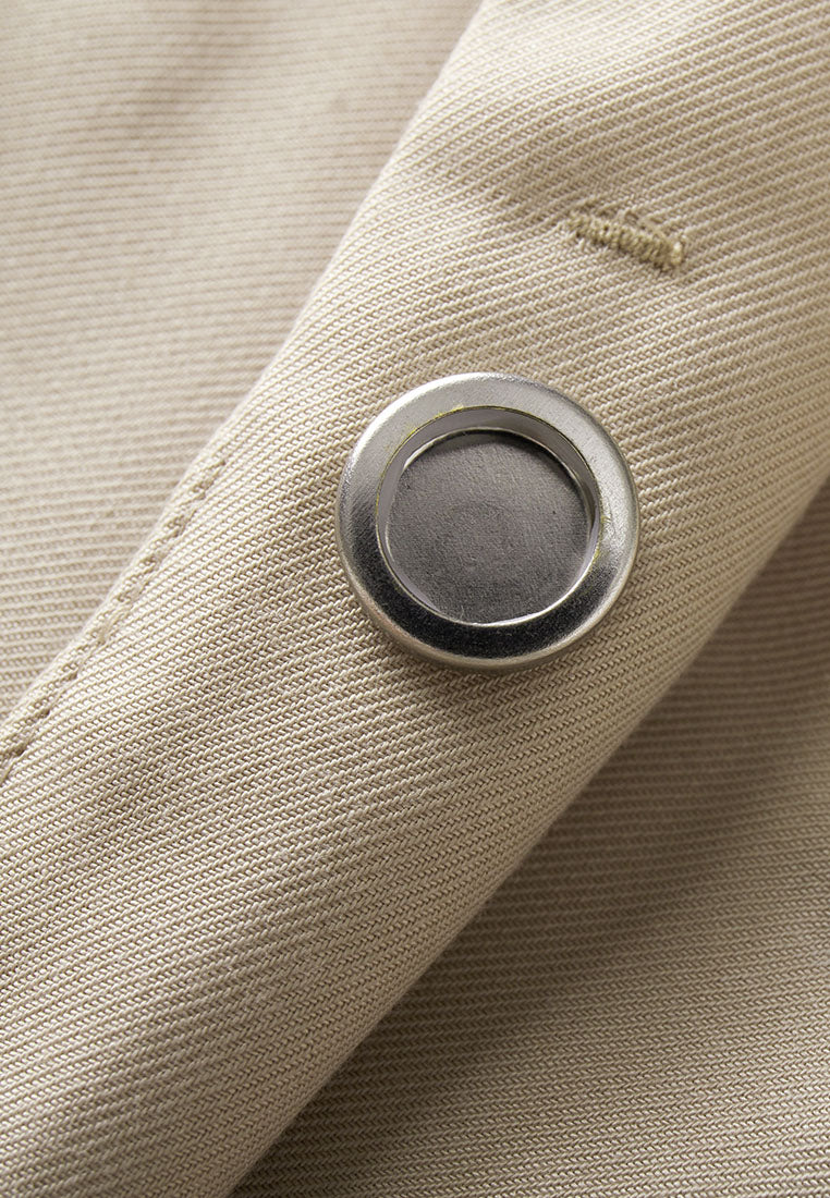 Billie Water & Wind-Resistant Cropped Blazer in Recycled Fabric